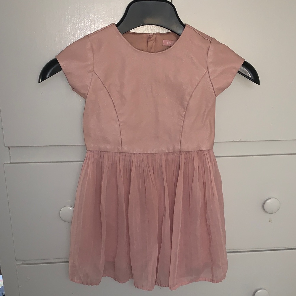 BCBGirls Blush Pink Fit-and-Flare Party Dress